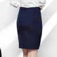 Women's Skirt 2024 Autumn New Hip Skirt All-match Workwear Skirt White Collar A- Line Skirt OL Office Long Skirt Women