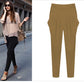 plus size Women's High Waist Harlan Pants Women's Pants Oversize 100.00kg chubby girl Loose Slimming Stretch Leggings Thin