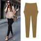 plus size Women's High Waist Harlan Pants Women's Pants Oversize 100.00kg chubby girl Loose Slimming Stretch Leggings Thin