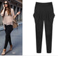plus size Women's High Waist Harlan Pants Women's Pants Oversize 100.00kg chubby girl Loose Slimming Stretch Leggings Thin