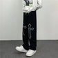Spring and Autumn Hip-Hop Pants for Women, Loose Long Pants, High-Waisted Versatile Drawstring Sweatpants, Trendy High-Waisted Casual Pants