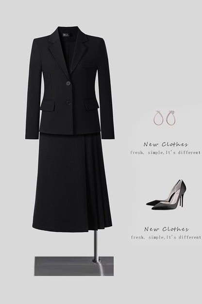 New High-Quality Tailcoat Set, Women's Business Office Jacke