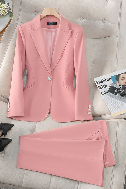 New High-Quality Tailcoat Set, Women's Business Office Jacke
