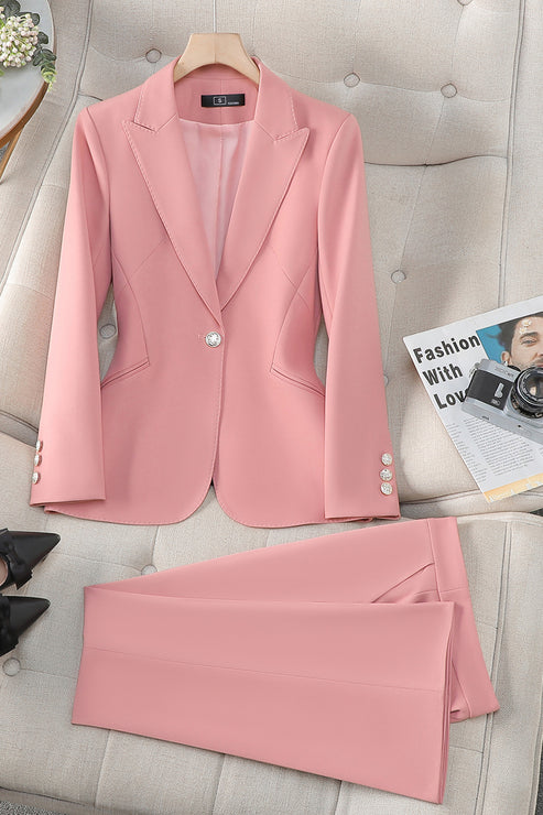 New High-Quality Tailcoat Set, Women's Business Office Jacke