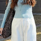 White Wide-Leg Jeans for Women, 2025 Spring New High-Waisted Loose Versatile Slimming Drape Straight-Leg Floor-Length Pants