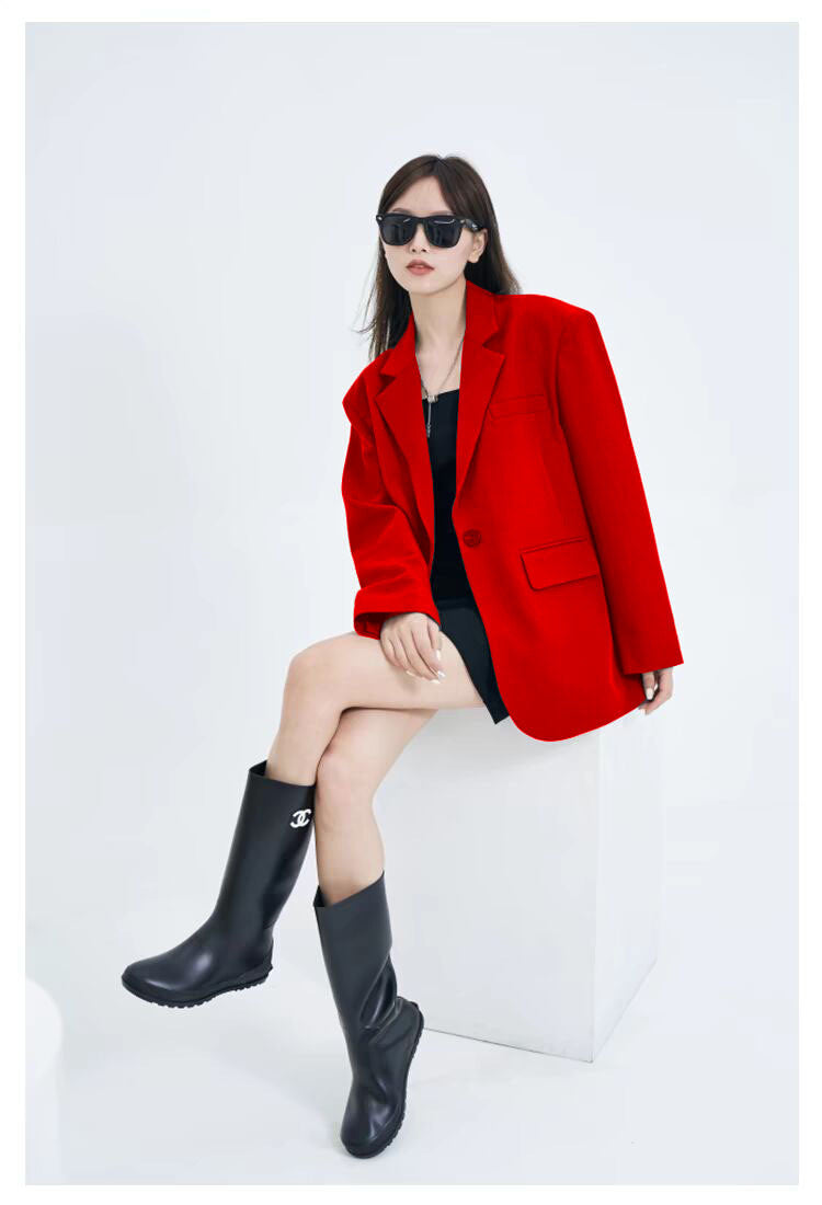 Casual Blazer for Women 2026 Autumn New Style Loose Fit Elegant Commuter Trendy Street Style Small Suit Jacket for Women