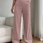 2025 New Women's Trousers Cross-border Spring and Autumn High Waist Loose Wide Leg Pants Drain All-match Casual Straight Pants