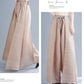 Pleated Heavy-Duty Pleated Wide-Leg Pants High-Waisted Plus-Size Straight-Leg Pants Summer Loose Slimming Casual Pants Women's Long Pants