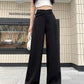 High-Waisted Suit Pants for Women, Spring and Autumn 2025 New Wide-Leg Pants, Thin Loose Casual Pants, Straight-Leg Drape Long Pants