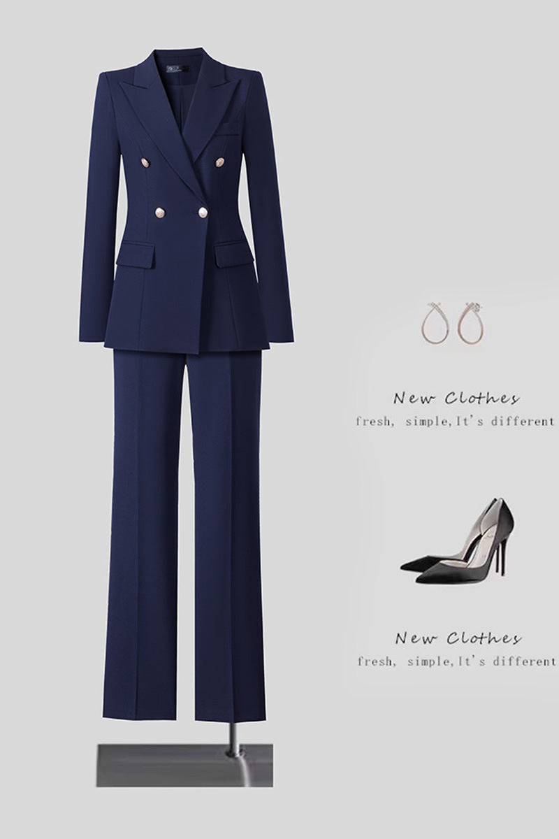 New High-Quality Tailcoat Set, Women's Business Office Jacke