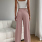 2025 New Women's Trousers Cross-border Spring and Autumn High Waist Loose Wide Leg Pants Drain All-match Casual Straight Pants