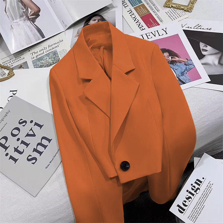 2026 New Short Blazer for Women, Spring and Autumn, Elegant Commuter Style, Office Goddess Style Blazer Top