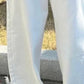 White Wide-Leg Jeans for Women, 2025 Spring New High-Waisted Loose Versatile Slimming Drape Straight-Leg Floor-Length Pants