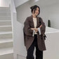 Casual Style Blazer for Women 2026 Spring and Autumn New Street Style Internet Celebrity Simple Loose Coffee-Colored Small Suit