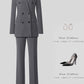 New High-Quality Tailcoat Set, Women's Business Office Jacke