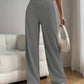 2025 New Women's Trousers Cross-border Spring and Autumn High Waist Loose Wide Leg Pants Drain All-match Casual Straight Pants