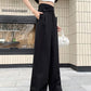 High-Waisted Suit Pants for Women, Spring and Autumn 2025 New Wide-Leg Pants, Thin Loose Casual Pants, Straight-Leg Drape Long Pants