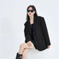 Casual Blazer for Women 2026 Autumn New Style Loose Fit Elegant Commuter Trendy Street Style Small Suit Jacket for Women