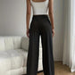 2025 New Women's Trousers Cross-border Spring and Autumn High Waist Loose Wide Leg Pants Drain All-match Casual Straight Pants