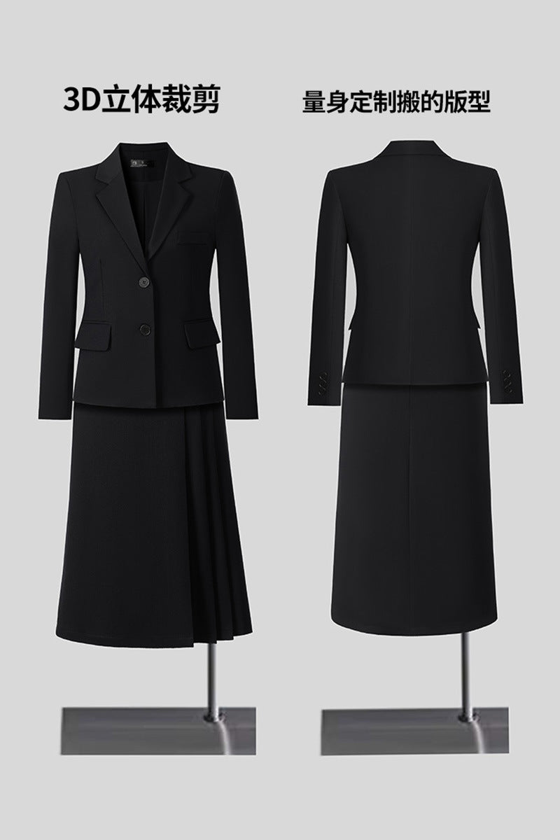 New High-Quality Tailcoat Set, Women's Business Office Jacke