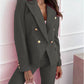 2026 Spring and Autumn New High-End Blazer for Women, Korean Style Casual Small Suit, European Style British Style, Slimming and Brightening