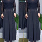 Wide Leg Pants Women's Spring and Summer High Waist Loose Slimming Middle-aged Women's Pants Cropped Skirt Casual Skirt Pants
