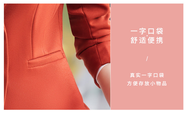 Blue Blazer for Women 2025 Spring and Autumn New Slim Fit Elegant Goddess Style Suit Professional Workwear