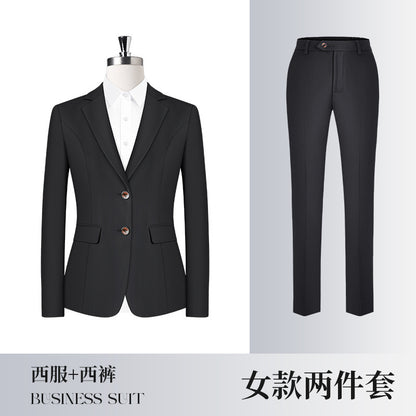 Professional Suit suit Business New Professional Suit Sales Office Work Clothes Dress Four Seasons Same for Men and Women