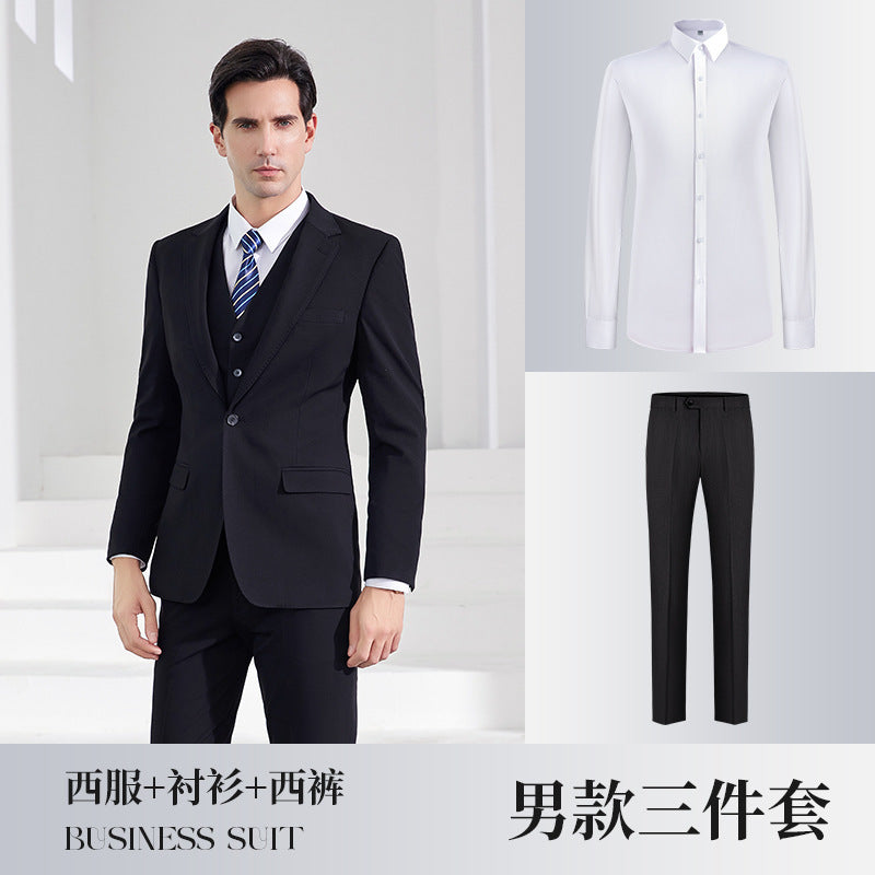 New Business Suit for Men and Women Same Style Professional Dress Jacket Dress Office Clerk Bank Work Clothes