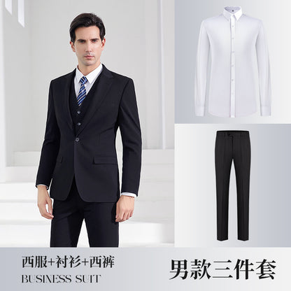New Business Suit for Men and Women Same Style Professional Dress Jacket Dress Office Clerk Bank Work Clothes