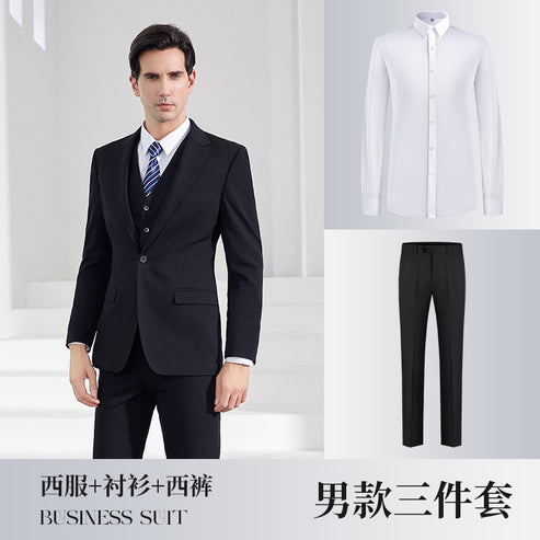 New Business Suit for Men and Women Same Style Professional Dress Jacket Dress Office Clerk Bank Work Clothes