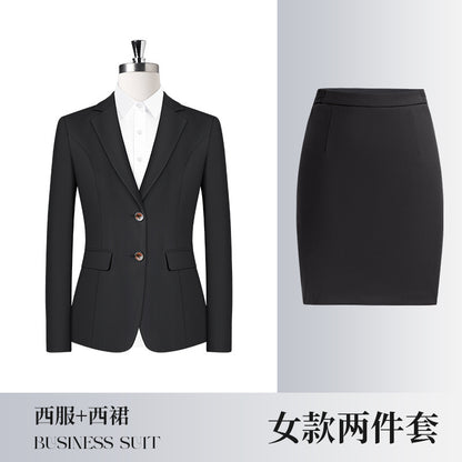 Professional Suit suit Business New Professional Suit Sales Office Work Clothes Dress Four Seasons Same for Men and Women