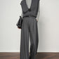 Authentic Wool Wide-Leg Pants for Women 25 New High-Waisted Slimming Tummy-Covering Straight-Leg Pants Women's Vertical Casual Pants