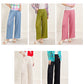 Miyake High Waist Wide Leg Pants Women's Spring and Summer 2024 New Pleated Casual Loose Slimming Straight Long Trousers