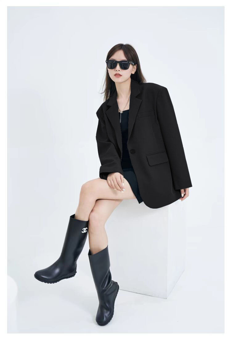 Casual Blazer for Women 2026 Autumn New Style Loose Fit Elegant Commuter Trendy Street Style Small Suit Jacket for Women