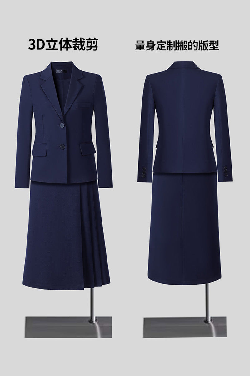 New High-Quality Tailcoat Set, Women's Business Office Jacke