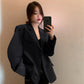 Women's Blazer 2026 Spring and Autumn New Style Small Blazer Korean Version Internet Celebrity Loose Spring and Autumn Pink Casual Suit for Women