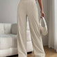 2025 New Women's Trousers Cross-border Spring and Autumn High Waist Loose Wide Leg Pants Drain All-match Casual Straight Pants
