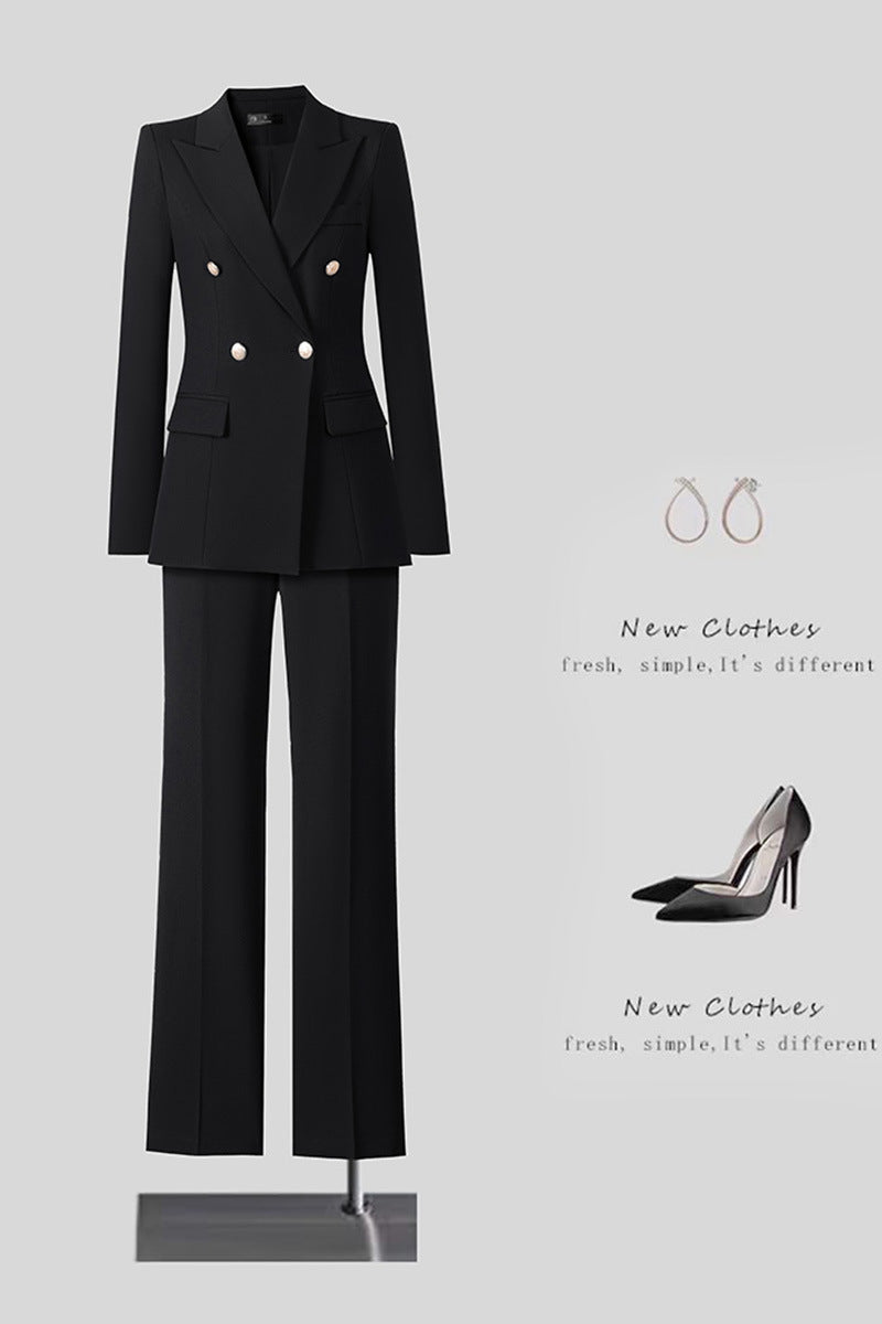New High-Quality Tailcoat Set, Women's Business Office Jacke