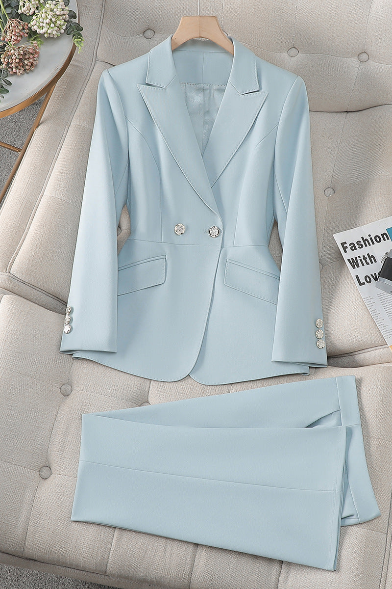 New High-Quality Tailcoat Set, Women's Business Office Jacke
