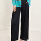 Miyake High Waist Wide Leg Pants Women's Spring and Summer 2024 New Pleated Casual Loose Slimming Straight Long Trousers