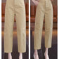 High-Waisted Casual Pants for Women, 2025 Spring and Autumn New Loose Slimming Cropped Cigarette Knife Pants for Petite Figures