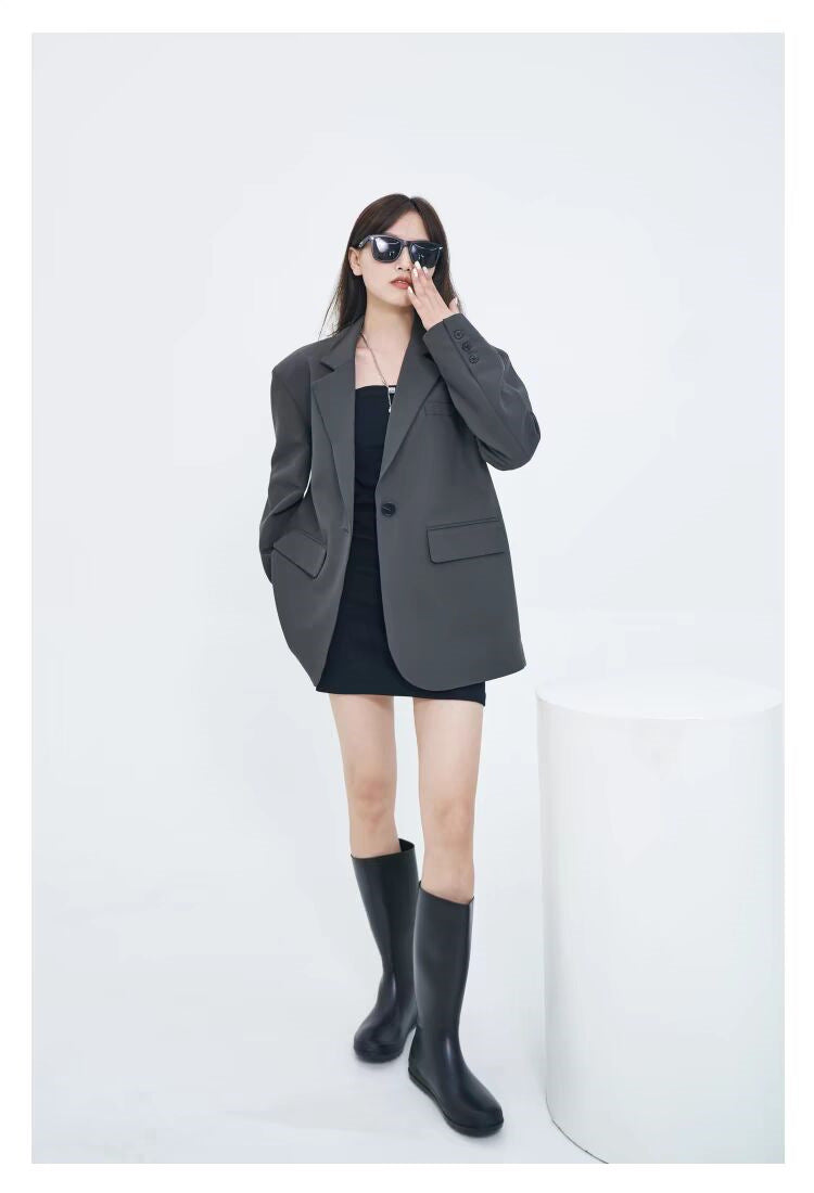 Casual Blazer for Women 2026 Autumn New Style Loose Fit Elegant Commuter Trendy Street Style Small Suit Jacket for Women