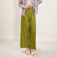 Miyake High Waist Wide Leg Pants Women's Spring and Summer 2024 New Pleated Casual Loose Slimming Straight Long Trousers