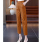 High-Waisted Casual Pants for Women, 2025 Spring and Autumn New Loose Slimming Cropped Cigarette Knife Pants for Petite Figures