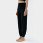 Spring New Casual Pants, Women's Sports Pants, High-Waisted, Belly-Controlling, Simple Flap Pocket Pantss, Loose Leg-Tie Yoga Pants for Women