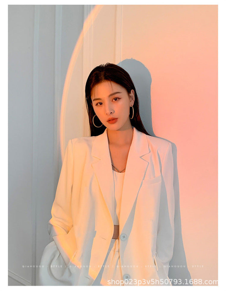Petite Women's Blazer 2026 Spring New Pink Korean Style Versatile Elegant Short Suit Jacket for Women