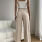 2025 New Women's Trousers Cross-border Spring and Autumn High Waist Loose Wide Leg Pants Drain All-match Casual Straight Pants