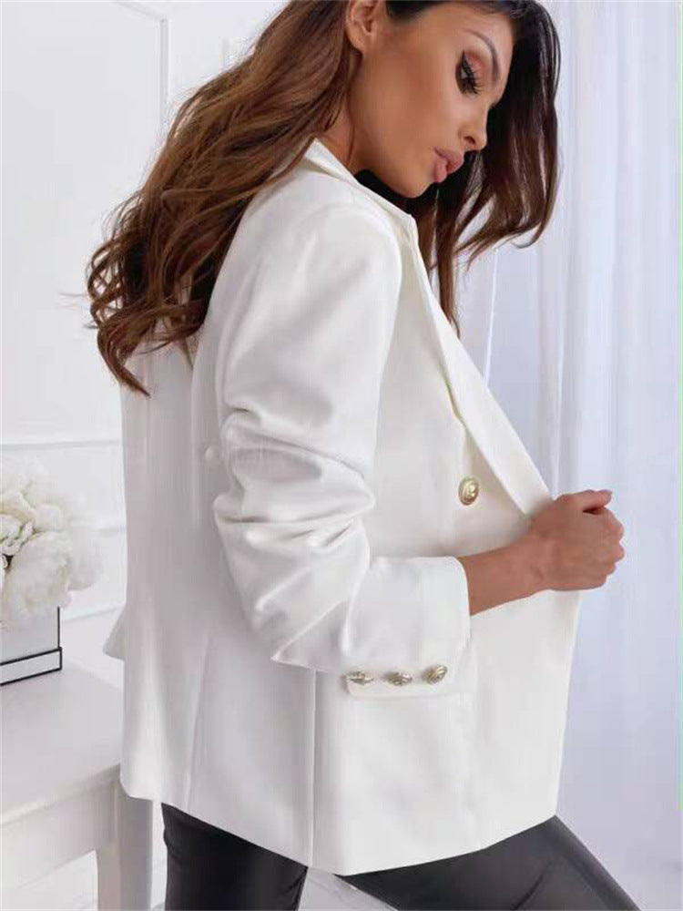 2026 Spring and Autumn New High-End Blazer for Women, Korean Style Casual Small Suit, European Style British Style, Slimming and Brightening