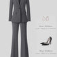 New High-Quality Tailcoat Set, Women's Business Office Jacke